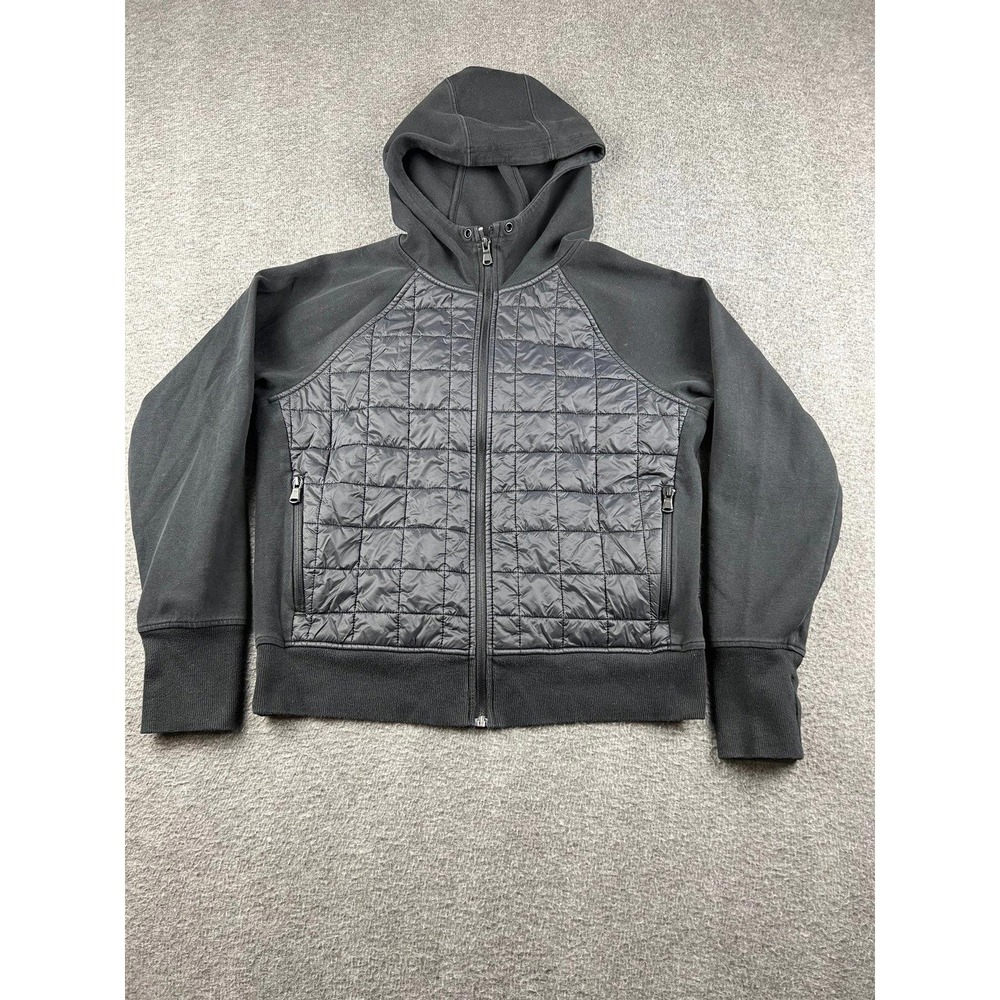 Old Navy Active Dynamic Fleece Hybrid‎ Jacket Women's Medium Quilted Full Zip